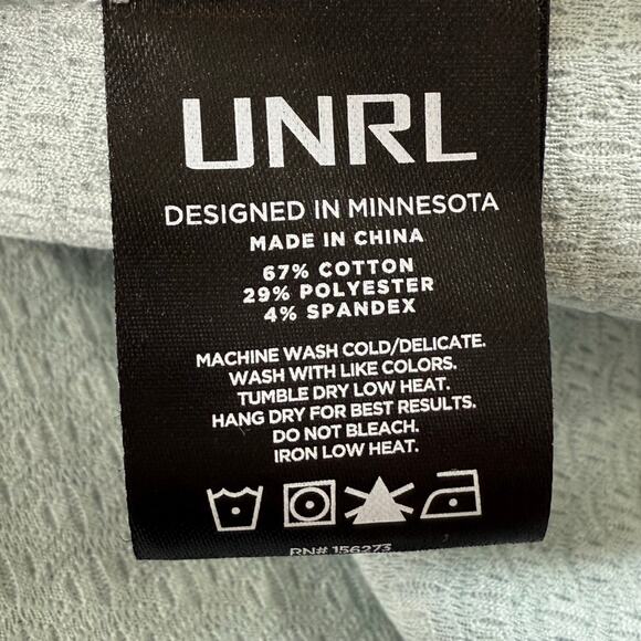 UNRL Elevation Hoodie Size XL Textured Pullover Active Athleisure Training Blue - Picture 7 of 16